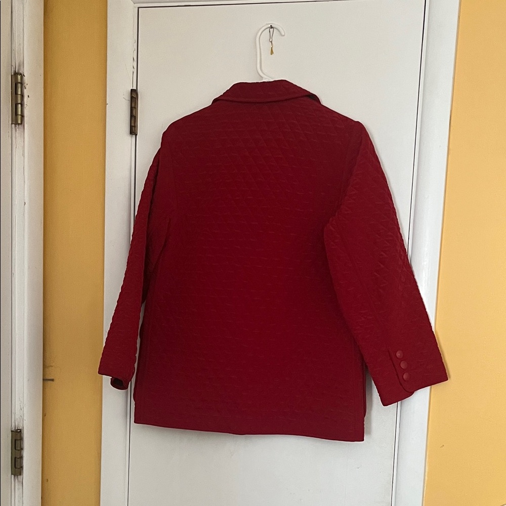 Talbots Red Quilted Puffer Jacket - Picture 2 of 7